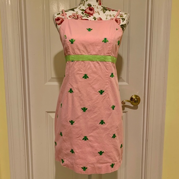 Lilly Pulitzer Dresses & Skirts - Lilly Pulitzer pink/green shift Maternity Small HP